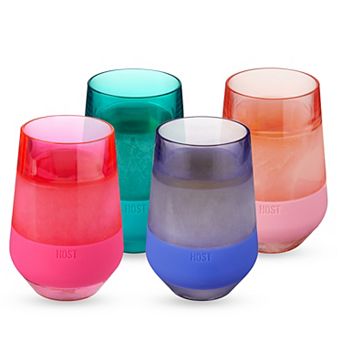 HOST Wine FREEZE XL Cooling Cup in Tinted, Set of 4