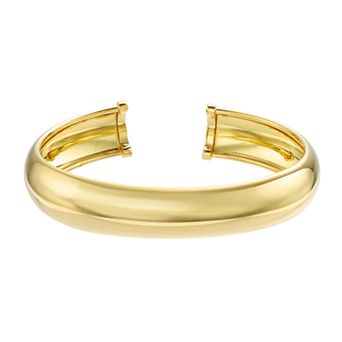 Karat Rush 14k Gold Over Silver Cuff Bangle Bracelet