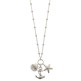 Karat Rush Sterling Silver Sea Life Necklace