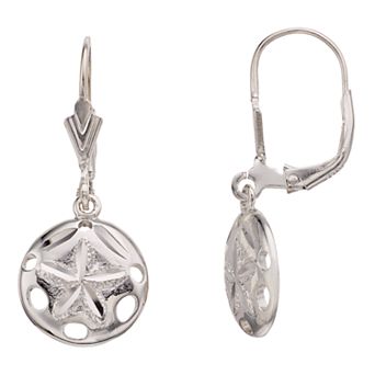 Karat Rush Sterling Silver Sea Life Drop Earrings