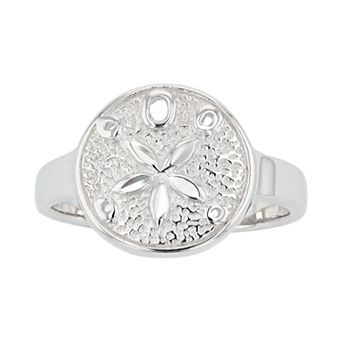 Karat Rush Sterling Silver Sea Life Ring