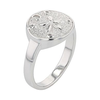 Sterling Silver Sea Life Ring