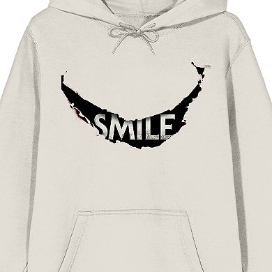 Men's Smile Scratch Mouth Graphic Hoodie