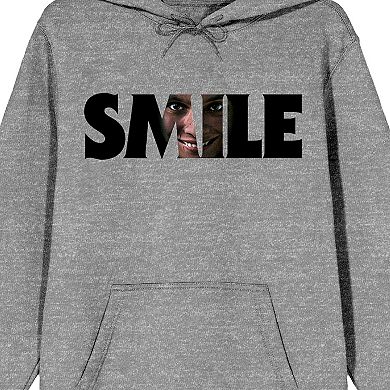 Men's Hidden Face Smile Graphic Drawstring Hoodie