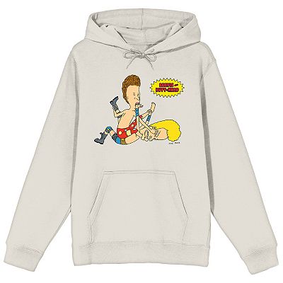 Men's Beavis Butthead Wrestling Graphic Hoodie