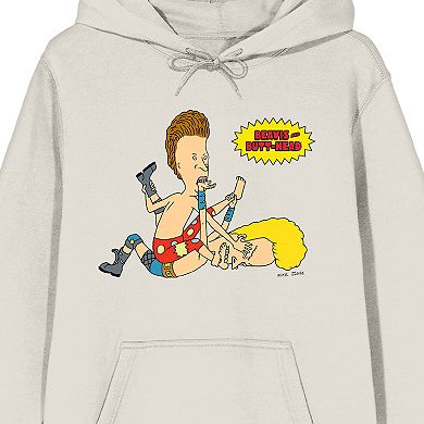 Men's Beavis & Butthead Wrestling Graphic Hoodie