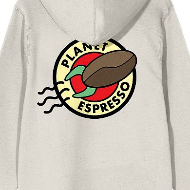 Men's Futurama Planet Espresso Graphic Hoodie