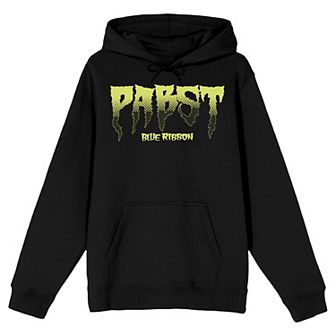 Men's Pabst Blue Ribbon Spooky Graphic Hoodie