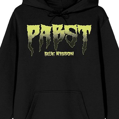 Men's Pabst Blue Ribbon Spooky Graphic Hoodie