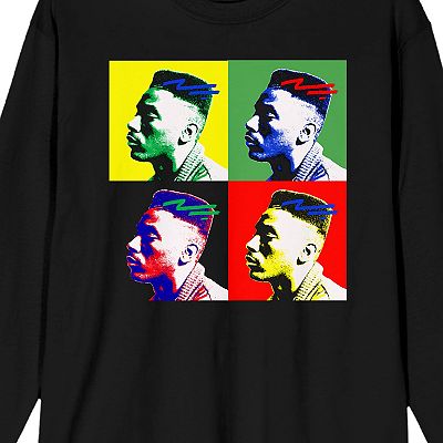 Men's LL Cool J Rock The Bells Photo Collage Long Sleeve