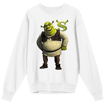 Men's Shrek Pose Long Sleeve Graphic Tee