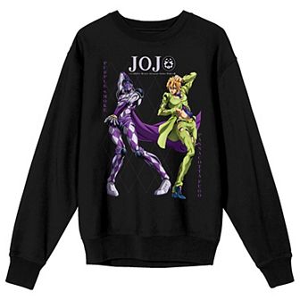 Men's Jojo's Bizarre Adventures Long Sleeve Graphic Tee