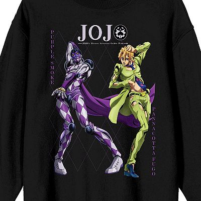 Men's Jojo's Bizarre Adventures Long Sleeve Graphic Tee