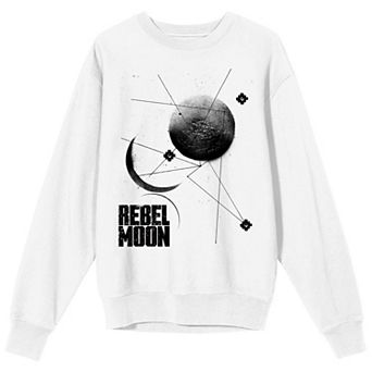 Men's Rebel Moon Planet & Moon Long Sleeve Graphic Tee