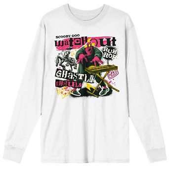 Men's Scooby-Doo Ghastly Ghouls Long Sleeve Graphic Tee