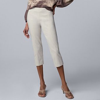 Women's Simply Vera Vera Wang Modern Slit Back Capris