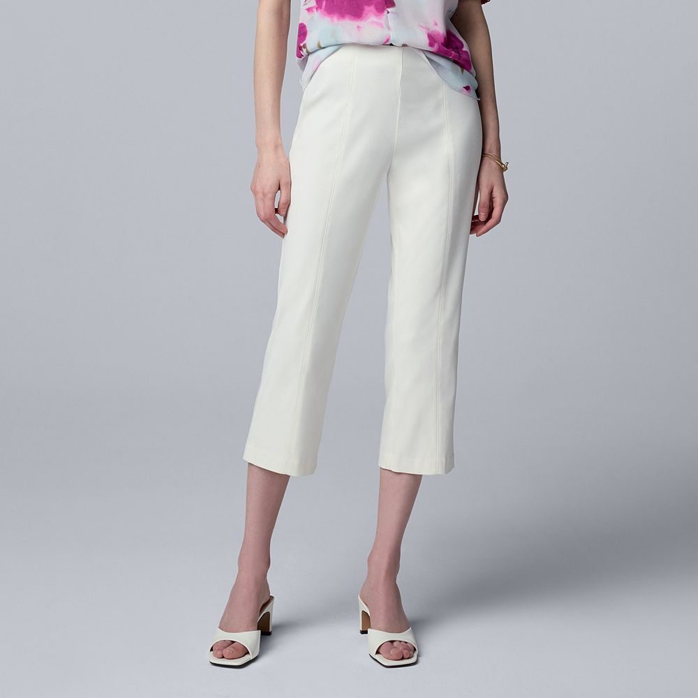 Women's Simply Vera Vera Wang Modern Slit Back Capris