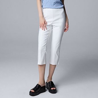 Women's Simply Vera Vera Wang Modern Slit Back Capris