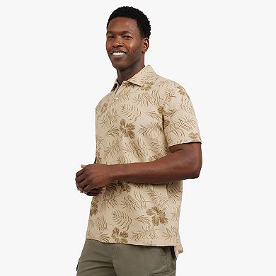 Men's Chaps Slub Printed Polo