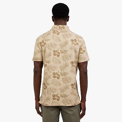 Men's Chaps Slub Printed Polo
