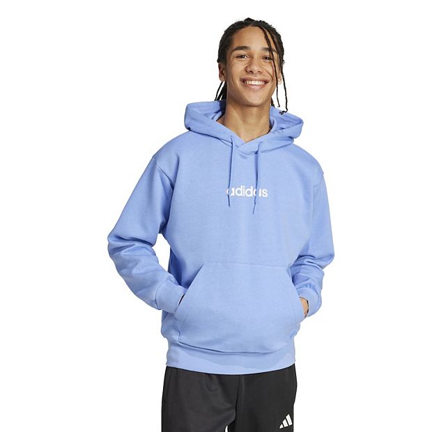 Men's adidas Essentials Linear Fleece Graphic Hoodie