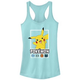 Juniors' Pokemon Team Squares Racerback Tank Top