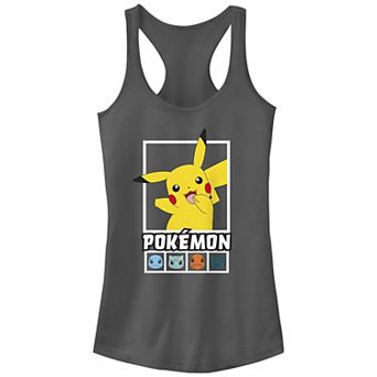 Juniors' Pokemon Team Squares Racerback Tank Top