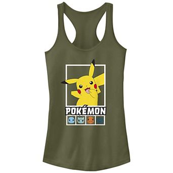 Juniors' Pokemon Team Squares Racerback Tank Top