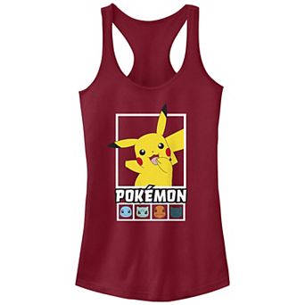 Juniors' Pokemon Team Squares Racerback Tank Top