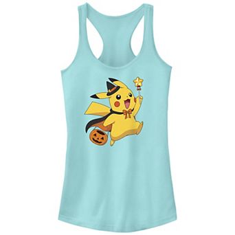 Juniors' Pokemon Pikachu Trick Or Treating Racerback Tank Top