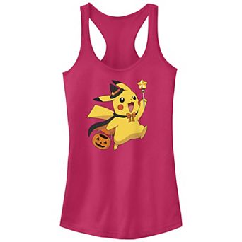 Juniors' Pokemon Pikachu Trick Or Treating Racerback Tank Top