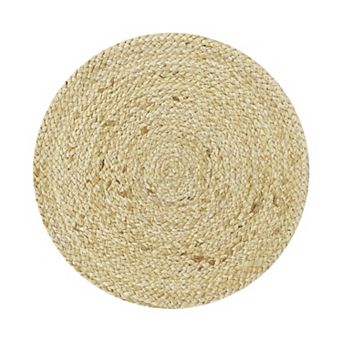 Mingle & Co. Braided Round Jute Placemat
