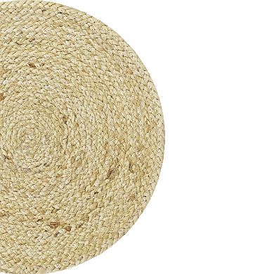 Mingle & Co. Braided Round Jute Placemat