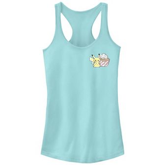 Juniors' Pokemon Pikachu Cupcake Racerback Tank Top