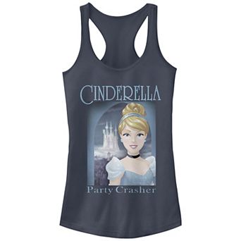 Disney's Cinderella Party Crasher Juniors' Racerback Tank Top