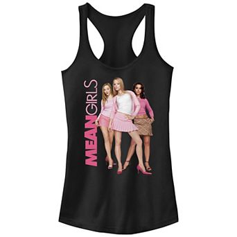 Juniors' Mean Girls Plastics Poster Racerback Tank Top