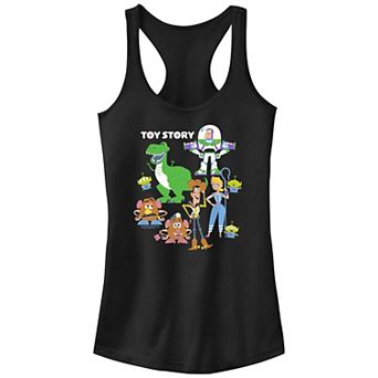 Disney / Pixar's Toy Story Cute Characters Pose Juniors' Racerback Tank Top