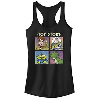 Disney / Pixar's Toy Story Friends Portraits Juniors' Racerback Tank Top