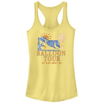 Disney / Pixar's Up Ballon Tour Juniors' Racerback Tank Top