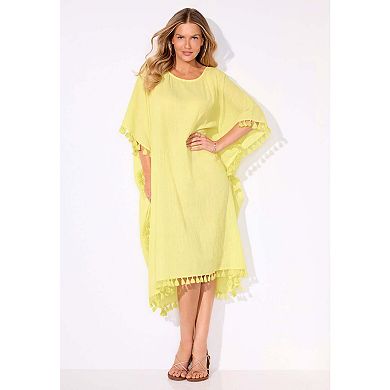 Swimsuits for All Women's Everly Pom Pom Cover Up Tunic