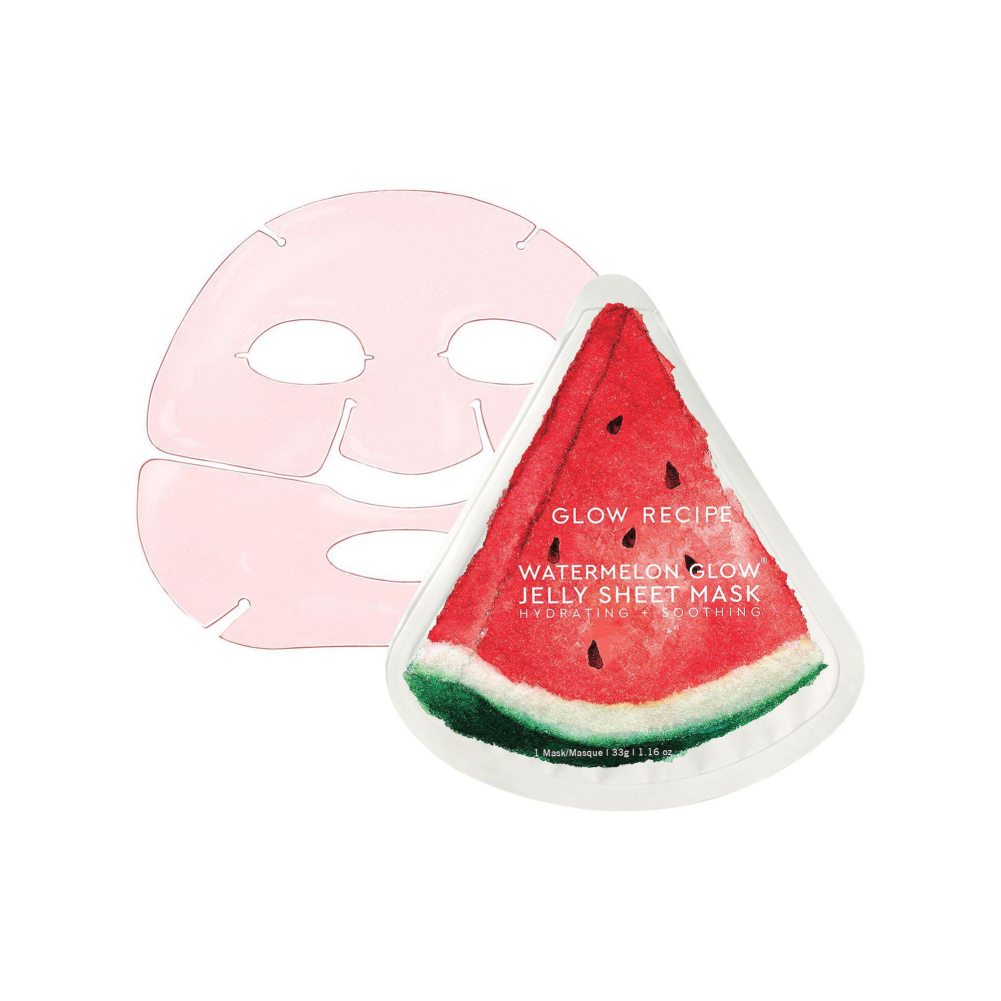 Glow Recipe Watermelon Glow Hydrating & Soothing Jelly Sheet Mask, Size: 0.