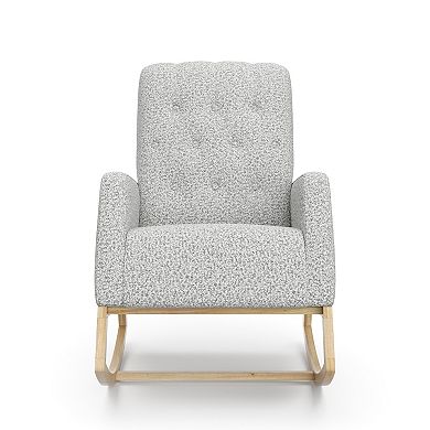 Storkcraft Northern Lights Nursery Rocker (Salt & Pepper Boucle)