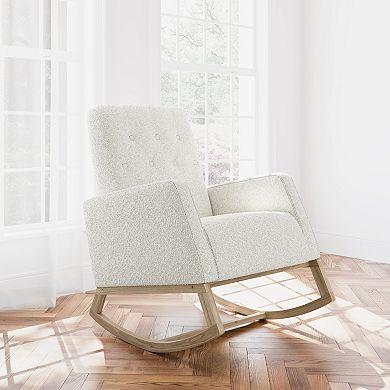 Storkcraft Northern Lights Nursery Rocker (Salt & Pepper Boucle)