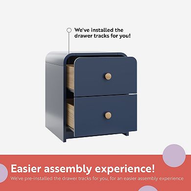 Storkcraft Next Santos 2-Drawer Nightstand