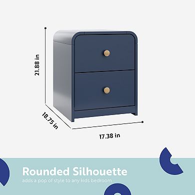 Storkcraft Next Santos 2-Drawer Nightstand