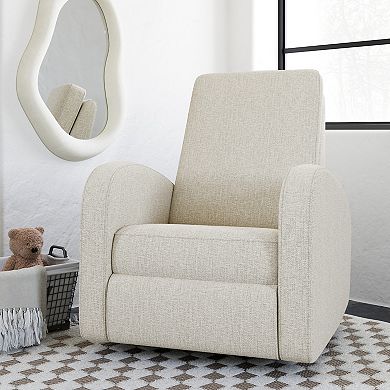 Storkcraft Santa Monica Power Recliner Swivel Glider (Dune Basketweave)