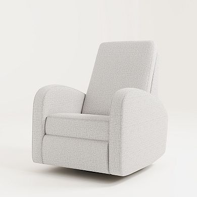 Storkcraft Santa Monica Power Recliner Swivel Glider (Steel Basketweave)