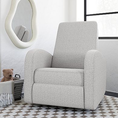 Storkcraft Santa Monica Power Recliner Swivel Glider (Steel Basketweave)