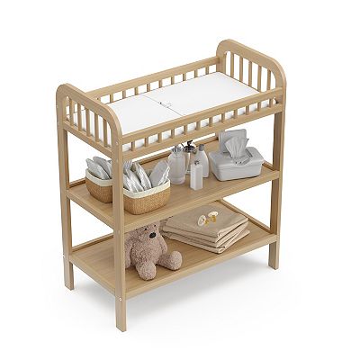 Storkcraft Pasadena Changing Table with Water-Resistant Changing Pad