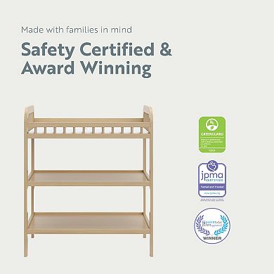 Storkcraft Pasadena Changing Table with Water-Resistant Changing Pad